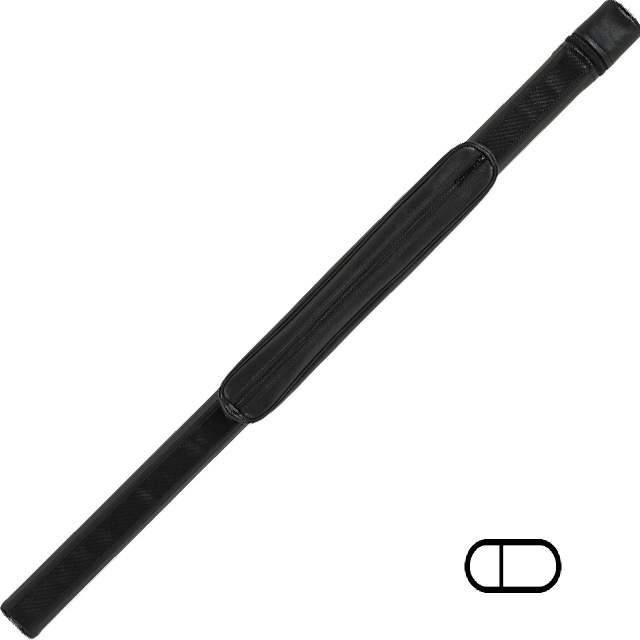 Action Ballistic 1x1 Hard Cue Case - Extra Long Pocket