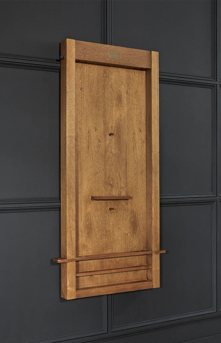 Alta Cue Rack Wall Mount 6 Cues - Brushed Walnut - Image 5