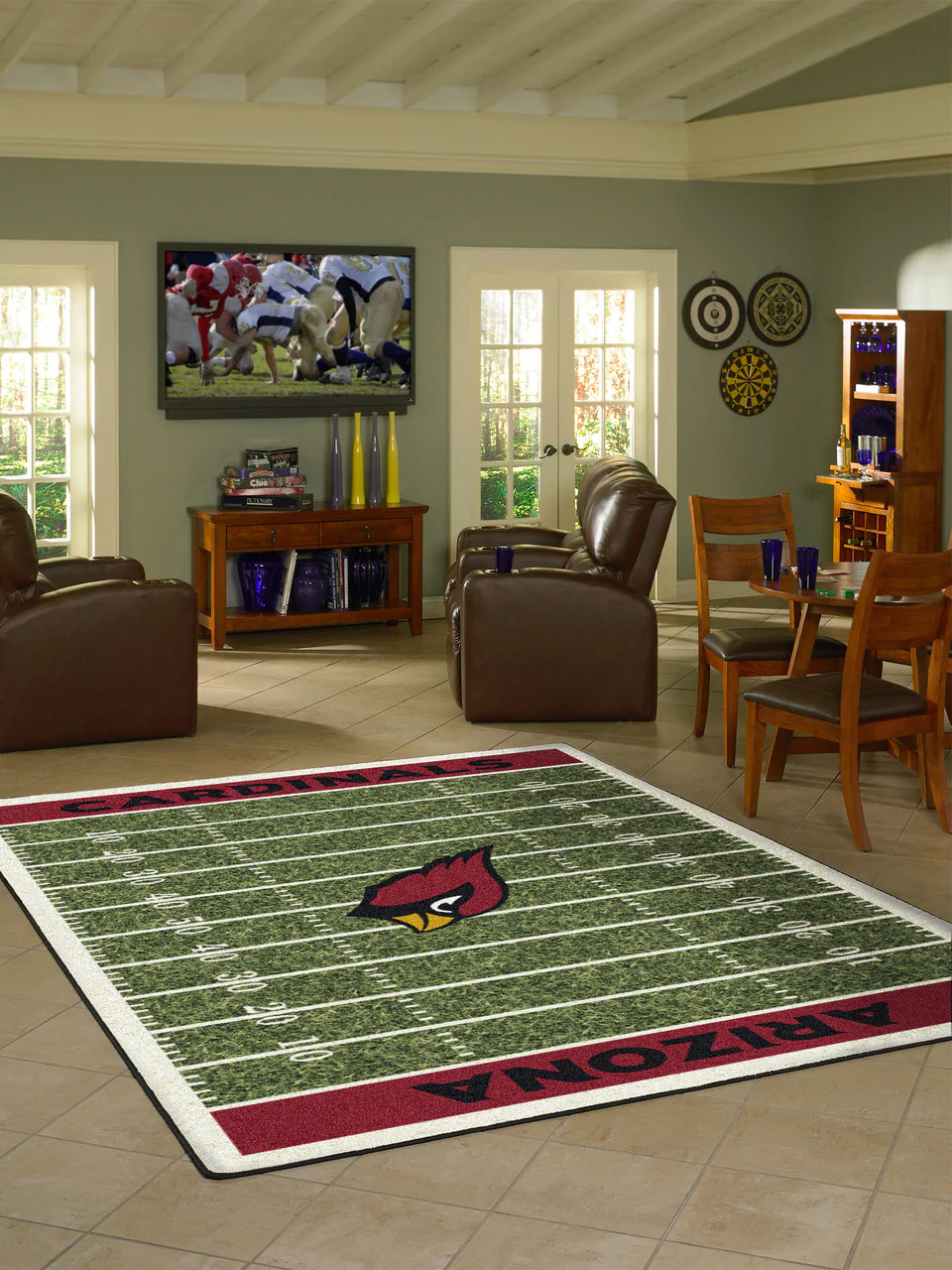 Arizona Cardinals Rug Home Field - Image 3