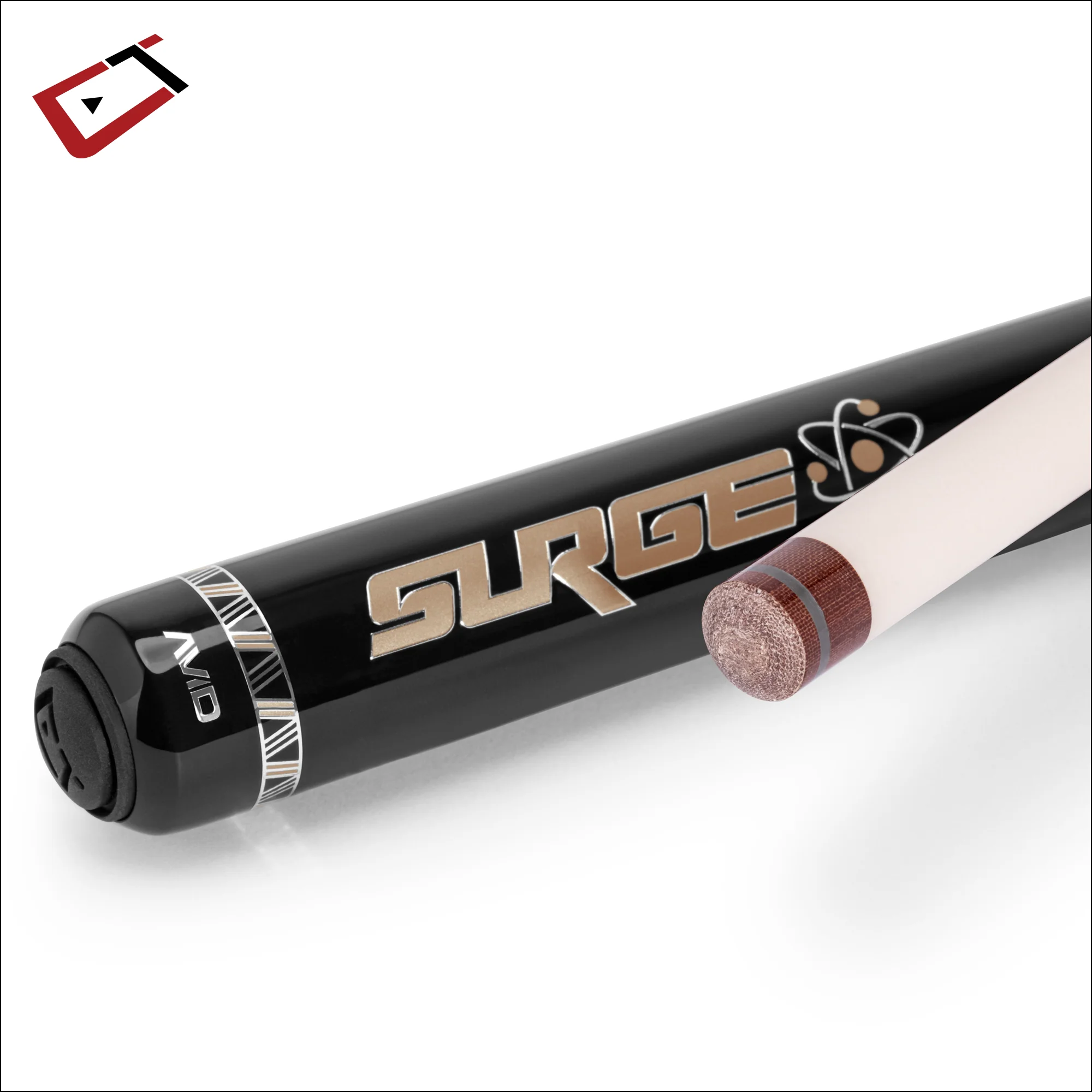 Cuetec AVID Surge Jump Cue - Black and Gold - Image 4