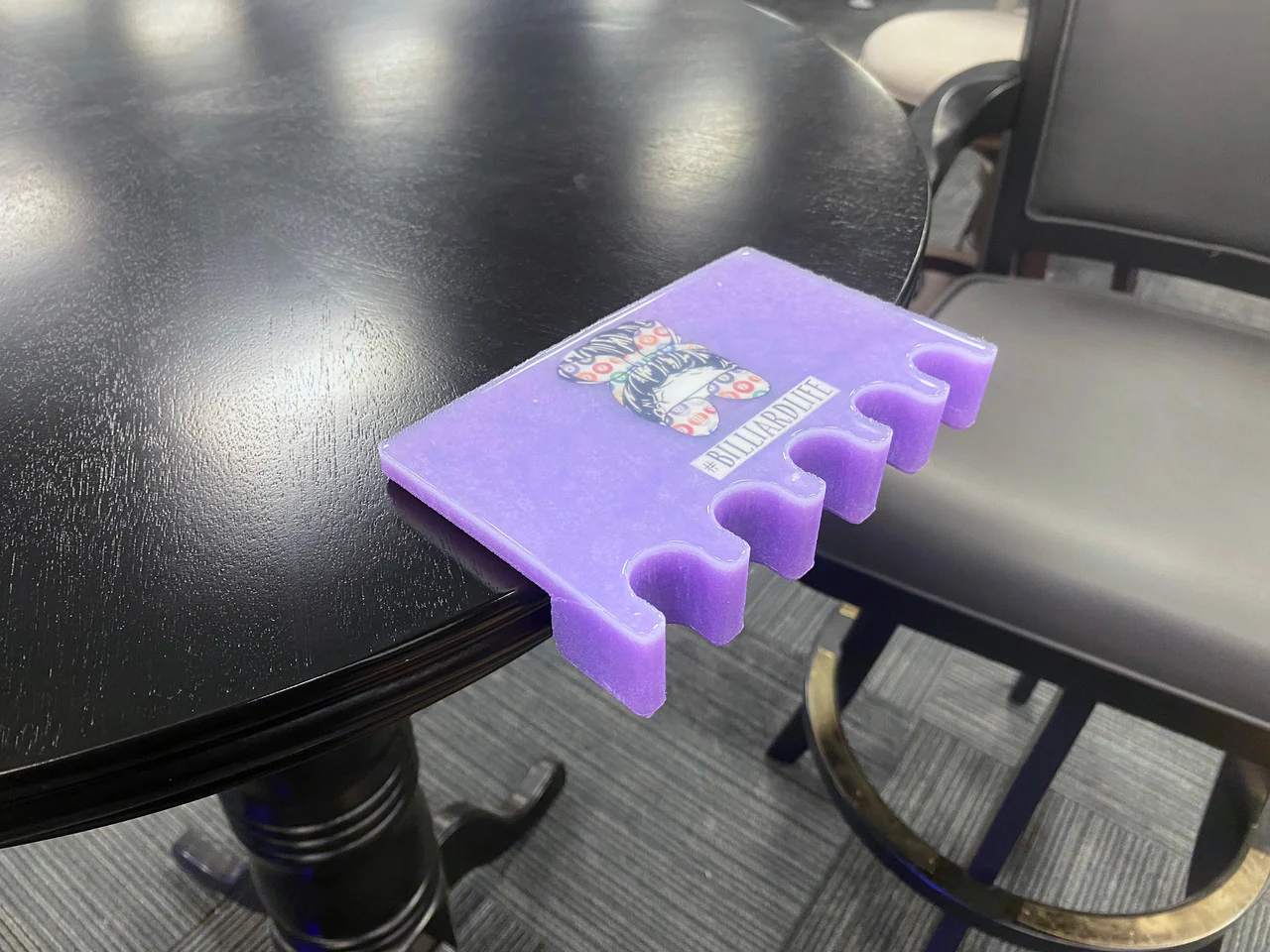 Billiard Life 5 Cue Holder Purple - Image 3