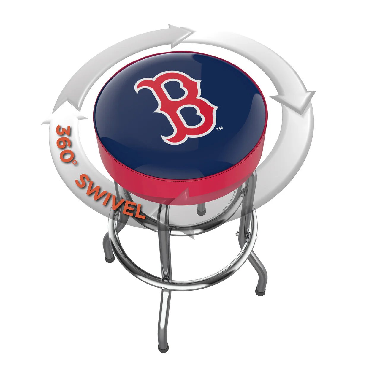 Boston Red Sox Bar Stool Chrome - Image 4