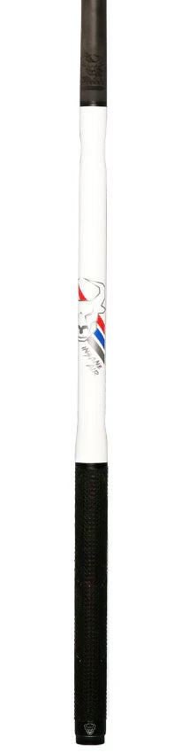 Bull Carbon Pearl White Insane Air Jump Cue with Multi-Zone Sport Grip Wrap - Image 4