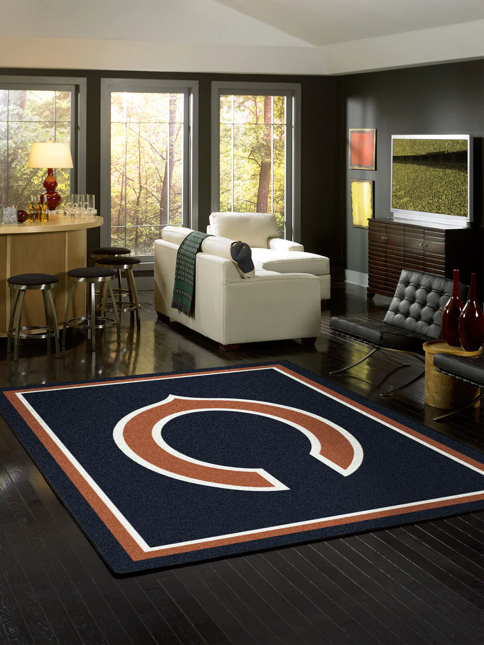 Chicago Bears Rug Team Spirit - Image 3