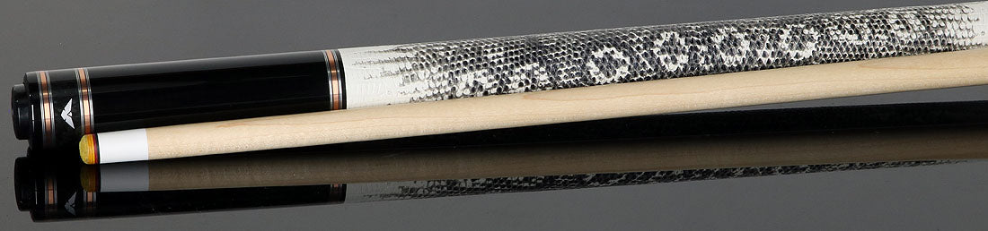 Cueroc CR-N01 Galaxy 1 Pool Cue - Dymond Ebony Wood with Ring-tailed Lizard Wrap - Image 3