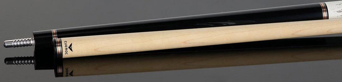 Cueroc CR-N01 Galaxy 1 Pool Cue - Dymond Ebony Wood with Ring-tailed Lizard Wrap - Image 4