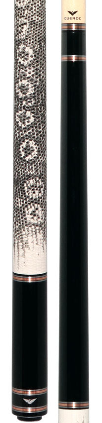 Cueroc CR-N01 Galaxy 1 Pool Cue - Dymond Ebony Wood with Ring-tailed Lizard Wrap - Image 5