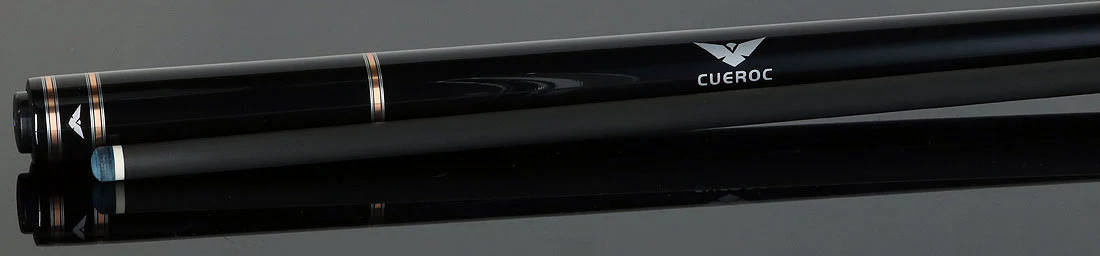 Cueroc CR-N01G Galaxy 1 No Wrap Pool Cue - Dymond Ebony Wood with Carbon Fiber Shaft - Image 3