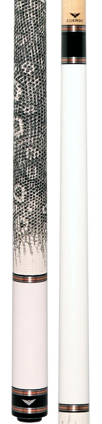 Cueroc CR-N02 Galaxy 2 Pool Cue - White Colored Maple with Ring-tailed Lizard Wrap - Image 5