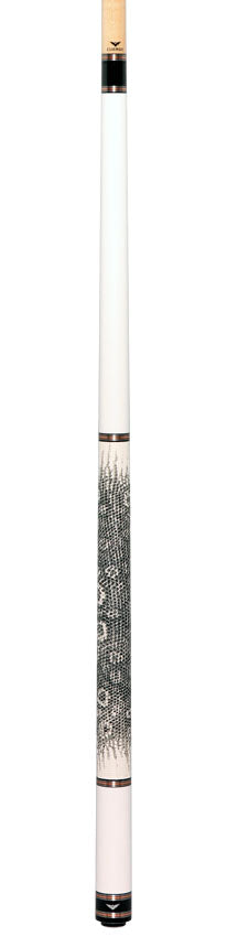 Cueroc CR-N02 Galaxy 2 Pool Cue - White Colored Maple with Ring-tailed Lizard Wrap - Image 6