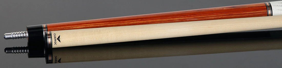 Cueroc CR-N06 Galaxy Pool Cue - Dymond Tulipwood with Ring-Tailed Lizard Wrap - Image 4