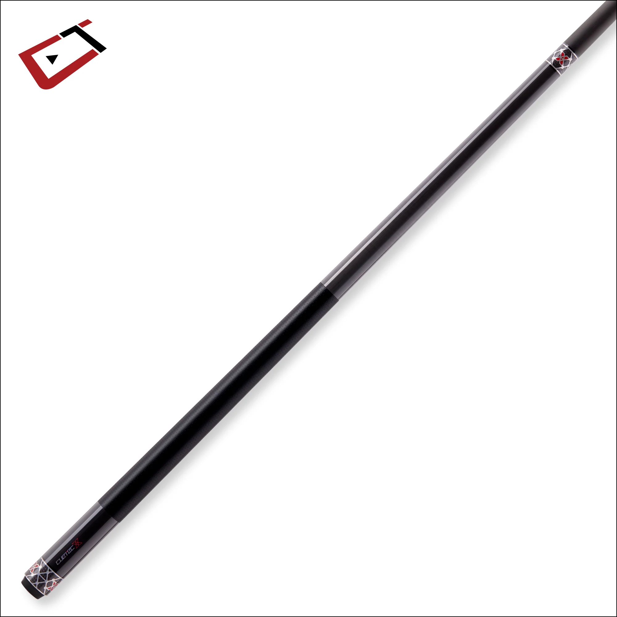 Cuetec 95-120U Cynergy X Raw Black Pool Cue with Black Poly Wrap - Image 3