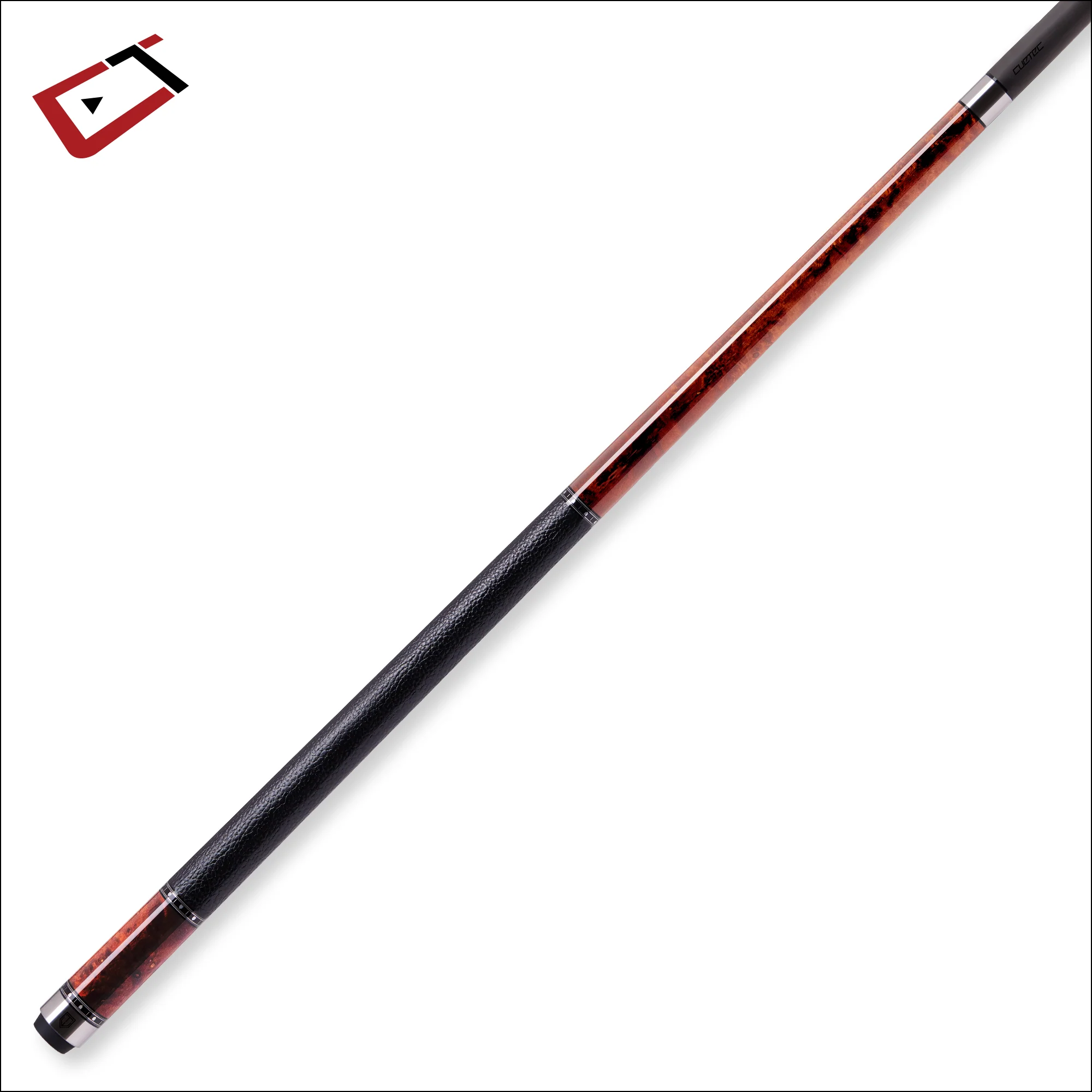 Cuetec 95-112LTWS Cynergy Truewood Mappa Burl 2 Leather Wrap Play Cue - 11.8mm - Image 7