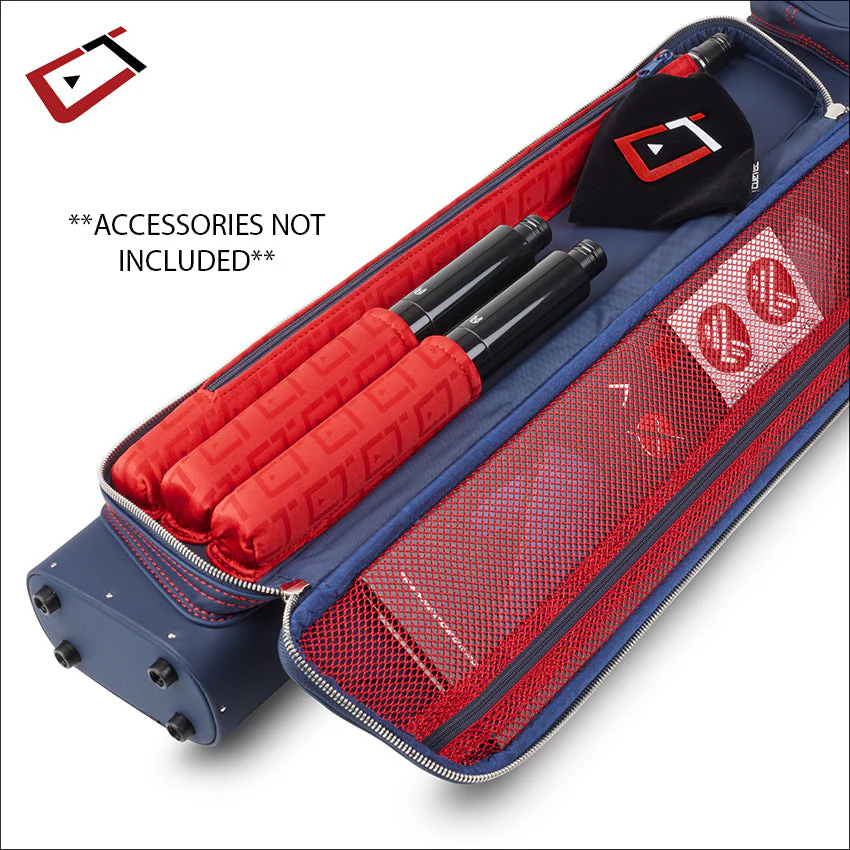 Cuetec Pro Line 3x5 Hard Cue Case - Navy - Image 3