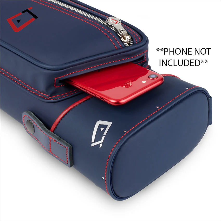 Cuetec Pro Line 3x5 Hard Cue Case - Navy - Image 5