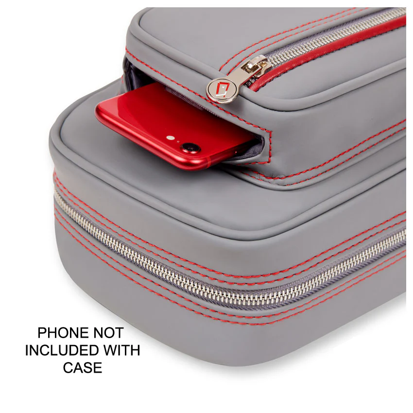 Cuetec Pro Line 4x8 Soft Professional Pool Cue Case -Speed Gray - Image 4