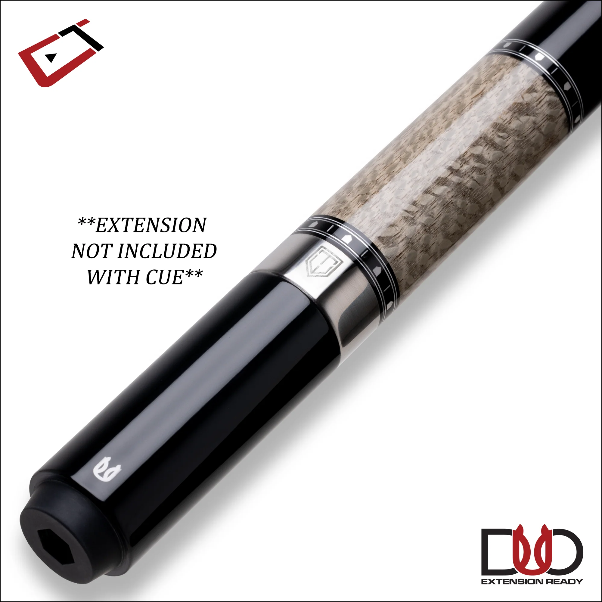 Cuetec 95-110NWS Cynergy Truewood  Sycamore 2 Play Cue - 11.8mm - Image 2