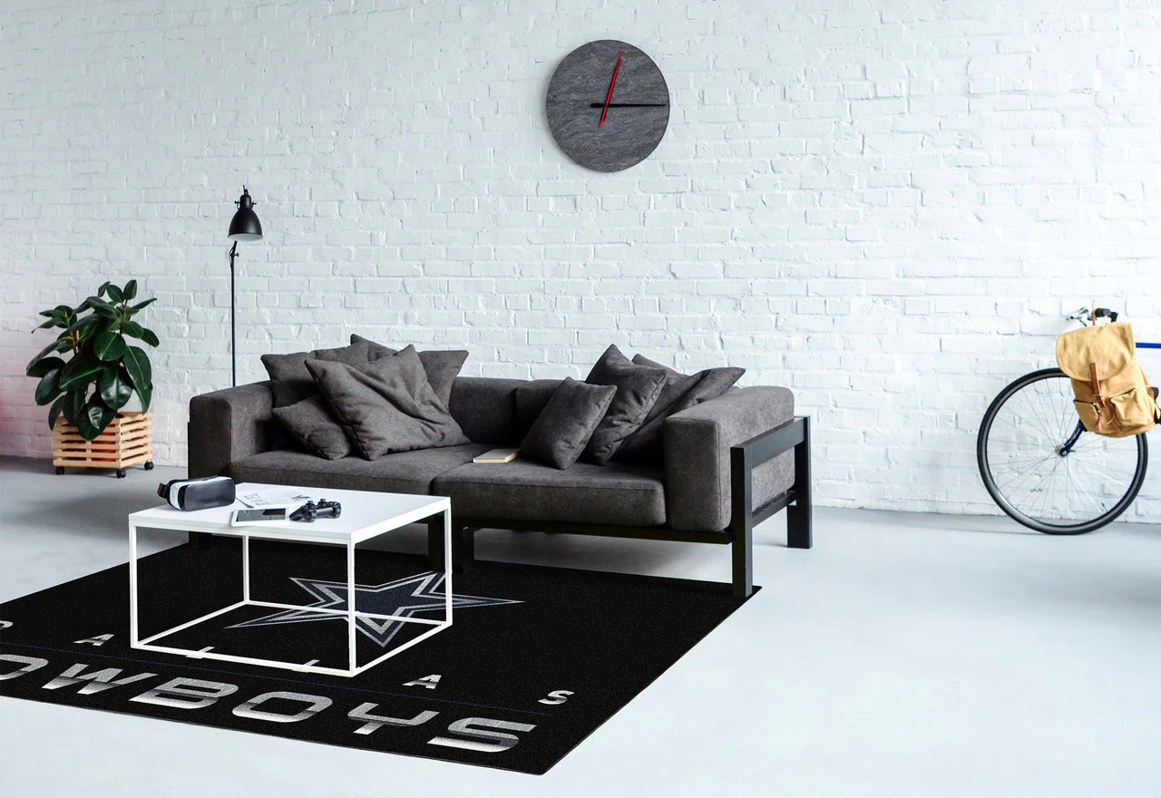 Dallas Cowboys Rug Chrome - Image 3