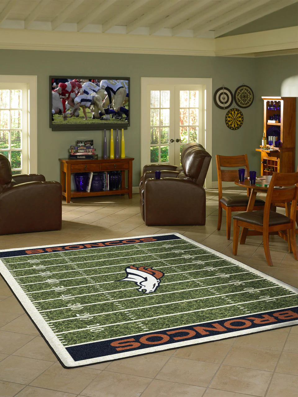 Denver Broncos Rug Home Field - Image 3