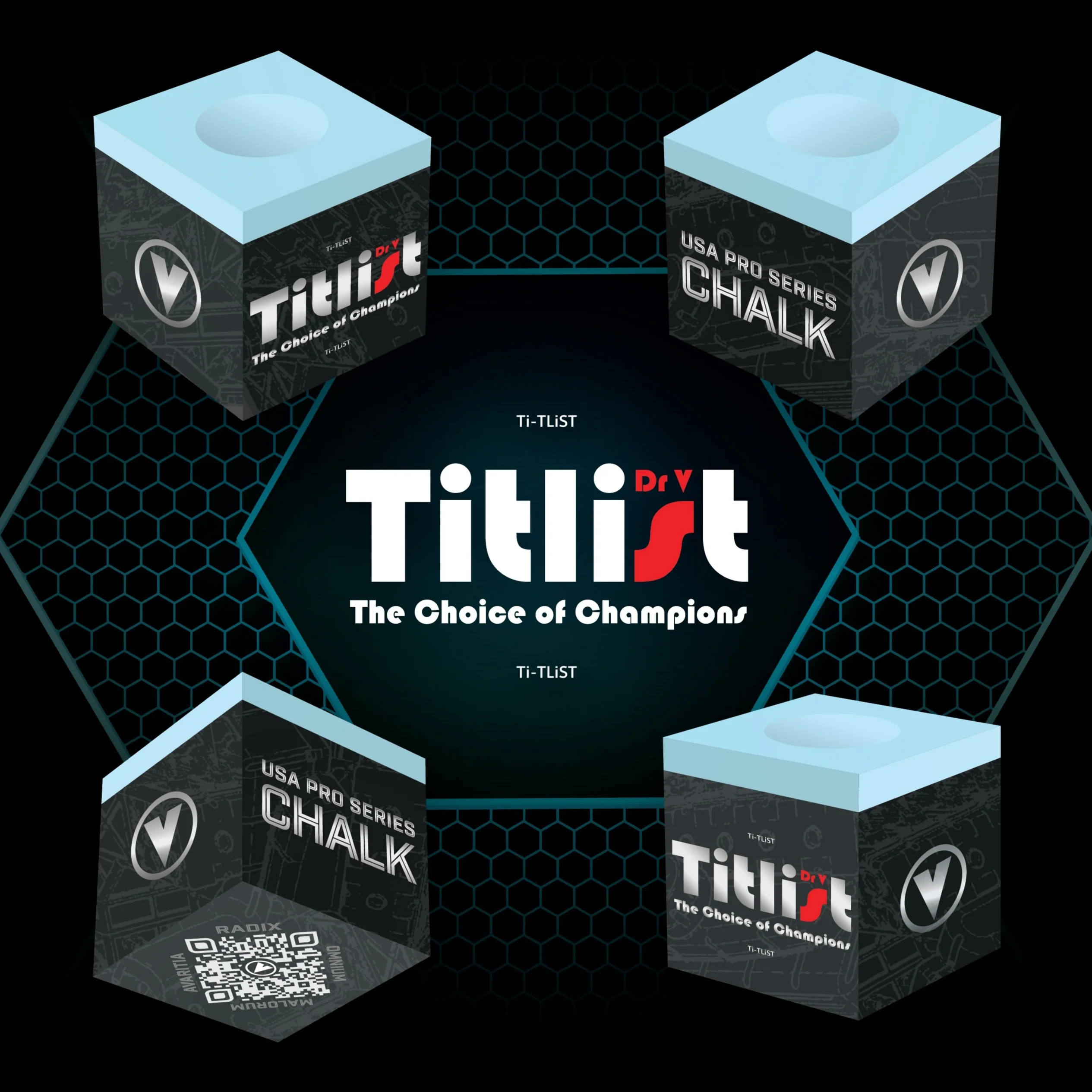 Dr. V's Titlist USA Pro Series Pool Chalk - Image 2