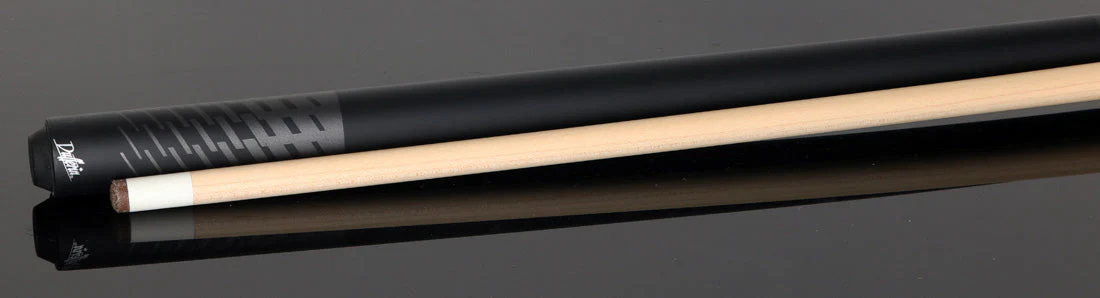 Dufferin DOE101 No Wrap Pool Cue - Black and Gray Shadow Weave - Image 5