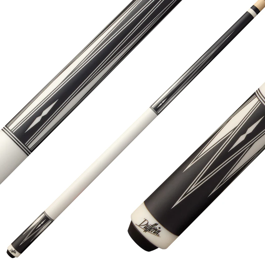 Dufferin D507 Wrapless Pool Cue - Black Diamond