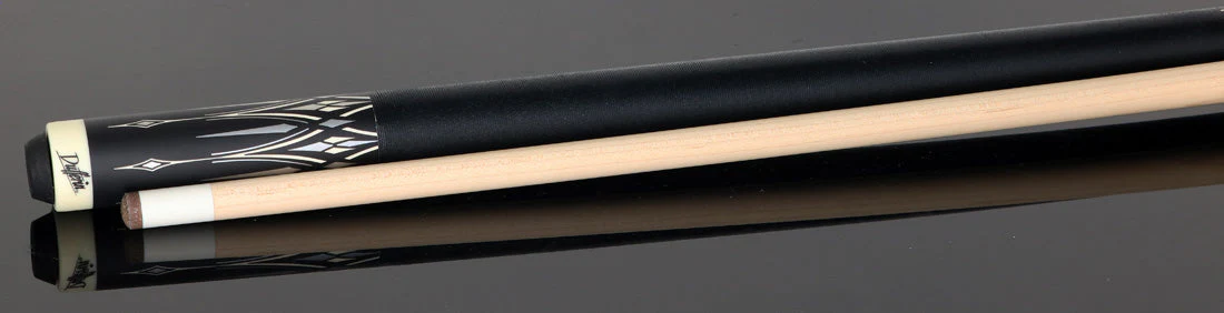 Dufferin DOE105 Pool Cue - Onyx Silver with Linen Wrap - Image 3