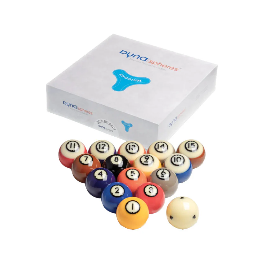 Dynaspheres Rhodium 572 Pool Ball Set
