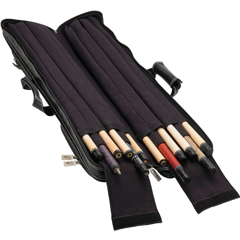 Elite Vintage 4x8 Soft Cue Case - Black - Image 2