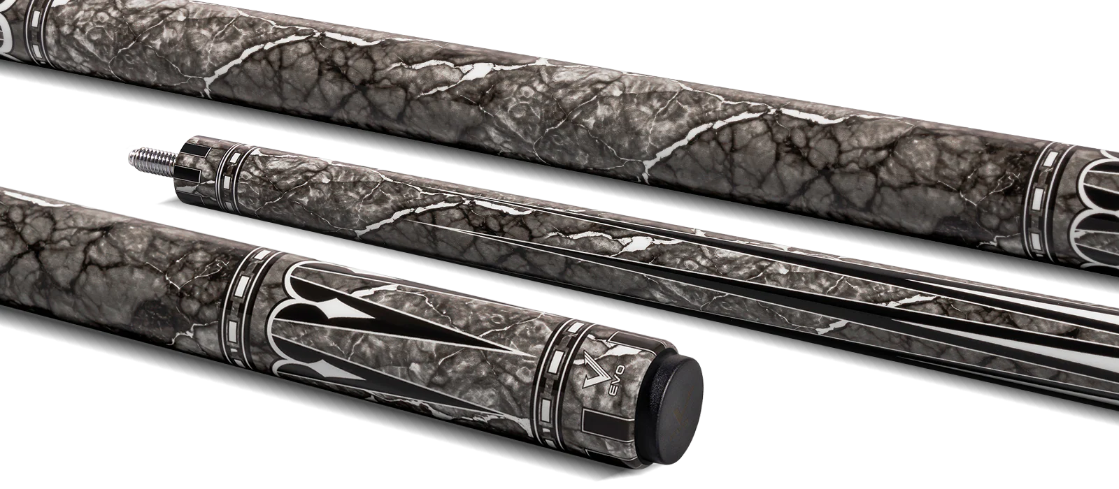 EVO Gemstone Nightglow No Wrap Pool Cue - Image 2