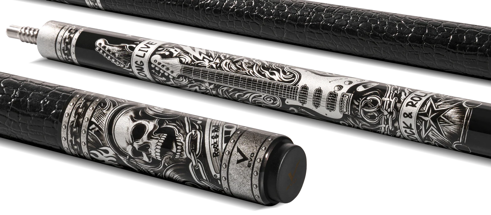 EVO Rebel Leather Wrap Pool Cue - Image 2