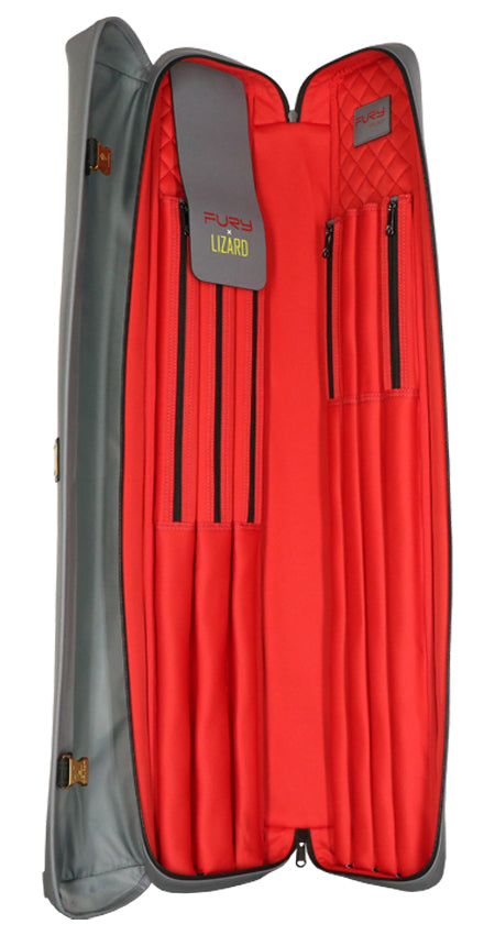 Fury 3x4 Soft Cue Case - Gray - Image 3