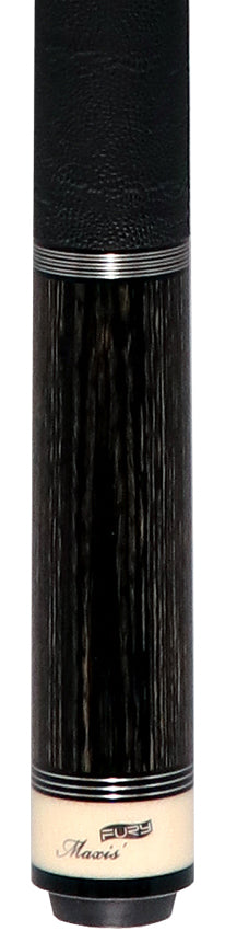 Fury TW2 Pool Cue - Gray-Stained Tec-Wood | Elephant Wrap | HT2 Wood Shaft - Image 2