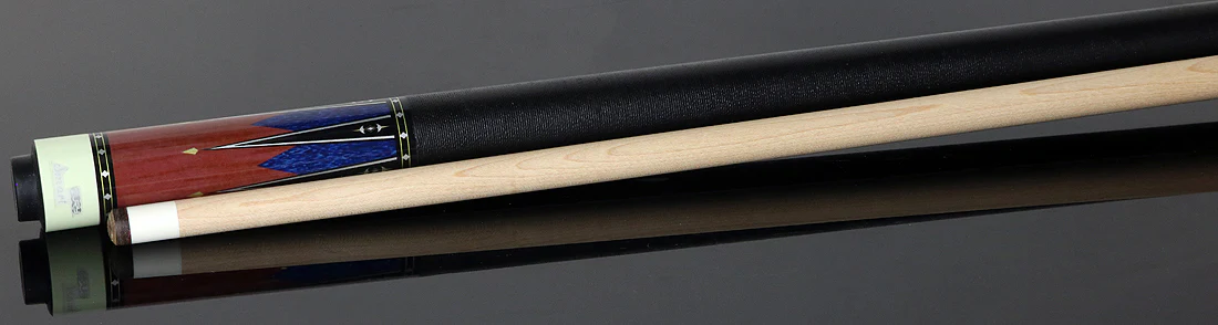 Fury VT3 Graphic Pool Cue with Pebble Grain Leather Wrap - Image 3