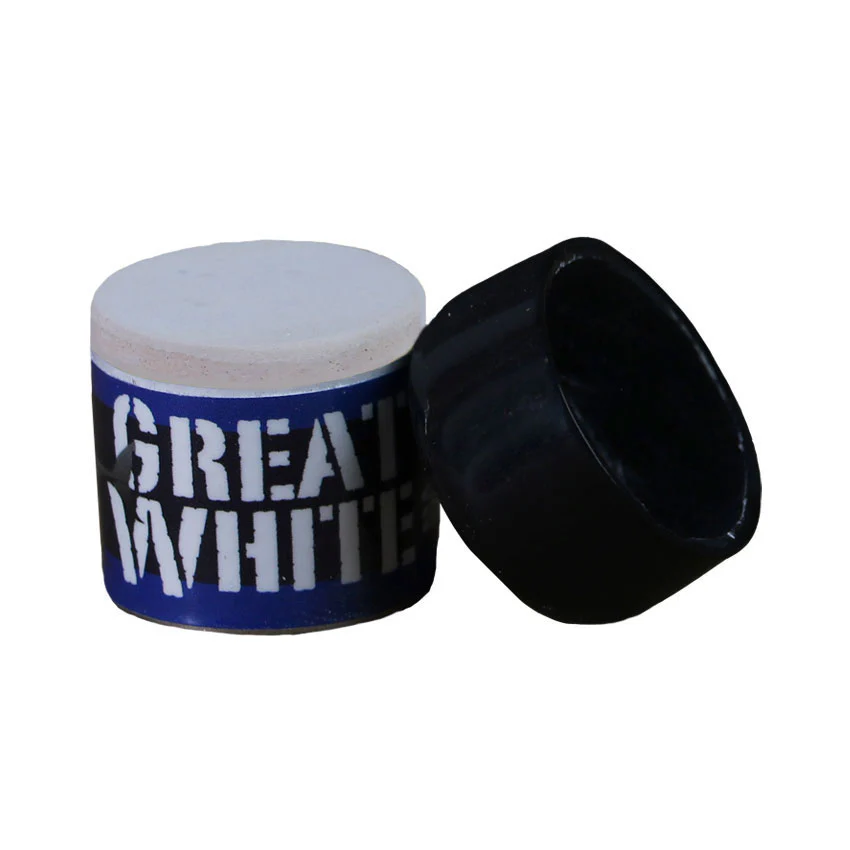 Great White Pool Cue Chalk With Dust Cap - Image 3