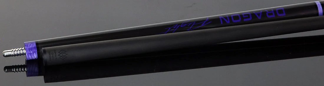 Infinity Dragon Flight Carbon Fiber Long Jump Cue - Purple - Image 4