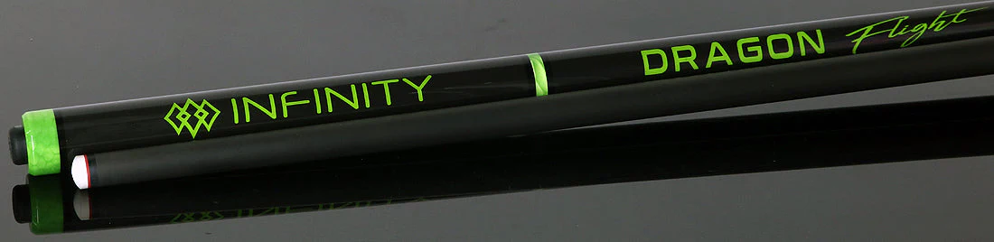 Infinity Dragon Flight Carbon Fiber Long Jump Cue - Green - Image 3