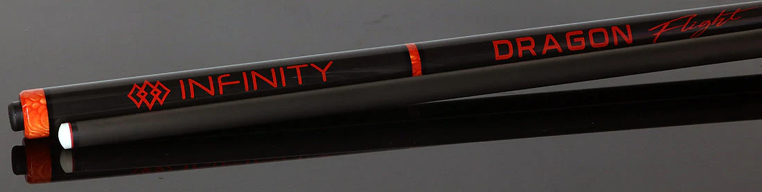 Infinity INDFMM Dragon Flight Carbon Fiber Long Jump Cue - Magma - Image 3