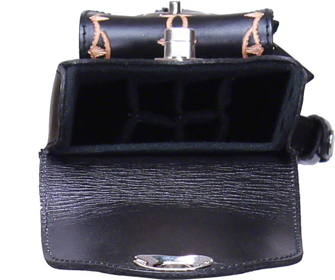 Instroke FIT-A Series 2x4 Cue Case - Black Hand Tooled - Image 4