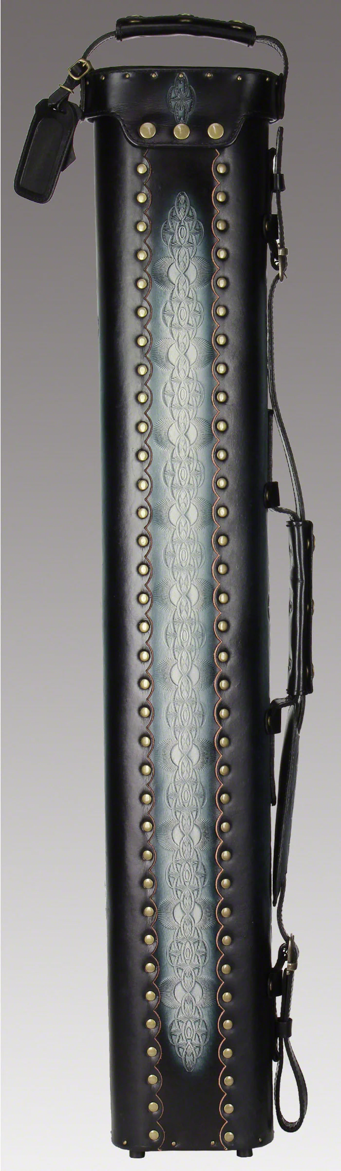 Instroke Saddle Series DO3 2x4 Cue Case - Black Air Brushed - Image 3