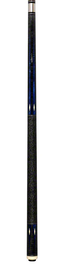 J Pechauer P19C-B Pro Series Pool Cue - Ebony Stain with Blue Avorion Points - Image 6