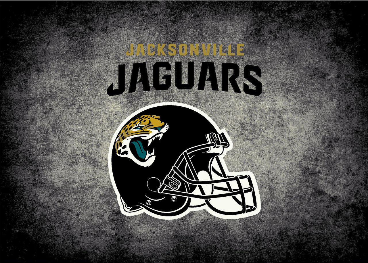 Jacksonville Jaguars Rug Distressed