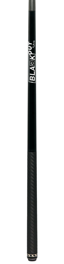 Jacoby BlaCkOut JACBKOUTSGBK Sport Wrap Carbon Fiber Break/Jump Cue - Black - Image 6
