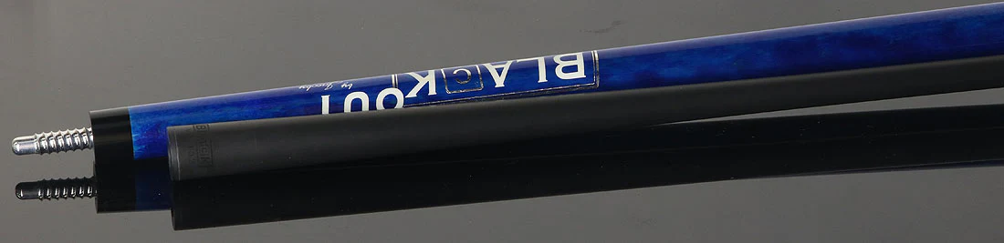 Jacoby BlaCkOut JACBKOUTSGBLSport Wrap Carbon Fiber Break/Jump Cue - Blue - Image 4