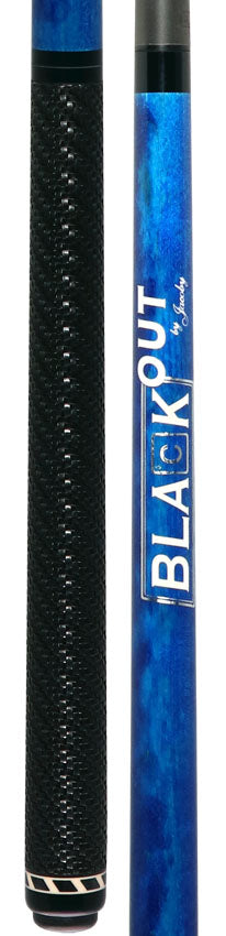 Jacoby BlaCkOut JACBKOUTSGBLSport Wrap Carbon Fiber Break/Jump Cue - Blue - Image 5
