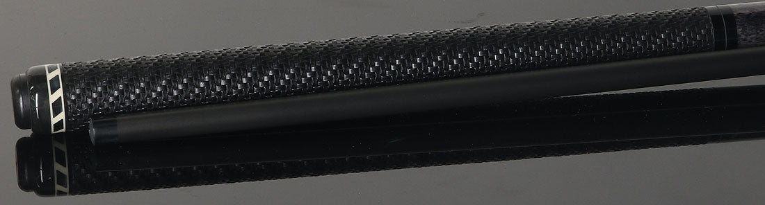 Jacoby BlaCkOut JACBKOUTSGGY Sport Wrap Carbon Fiber Break/Jump Cue - Gray - Image 3