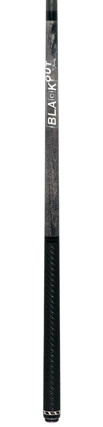 Jacoby BlaCkOut JACBKOUTSGGY Sport Wrap Carbon Fiber Break/Jump Cue - Gray - Image 6