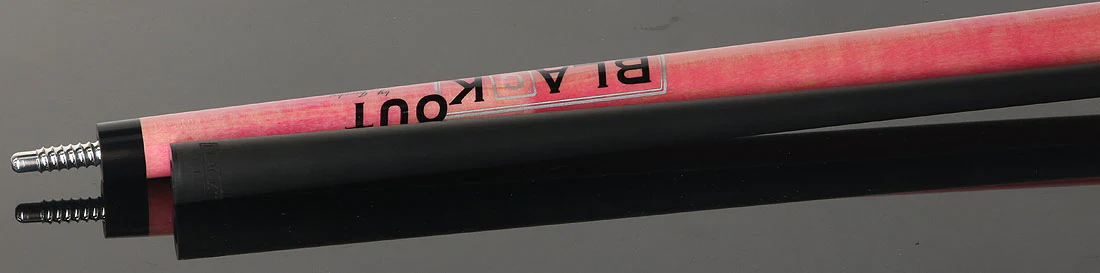 Jacoby BlaCkOut JACBKOUTPK No Wrap Break/Jump Cue - Pink - Image 4