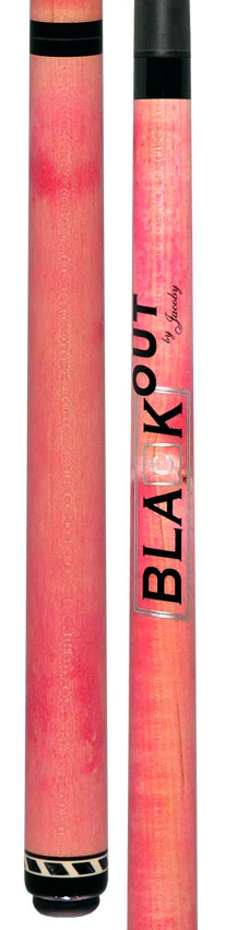 Jacoby BlaCkOut JACBKOUTPK No Wrap Break/Jump Cue - Pink - Image 5