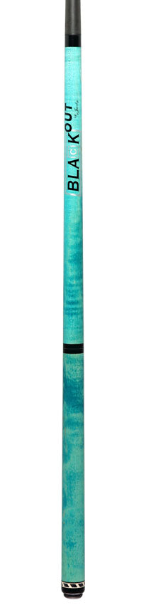 Jacoby BlaCkOut JACBKOUTTQ  No Wrap Break/Jump Cue - Turquoise - Image 6